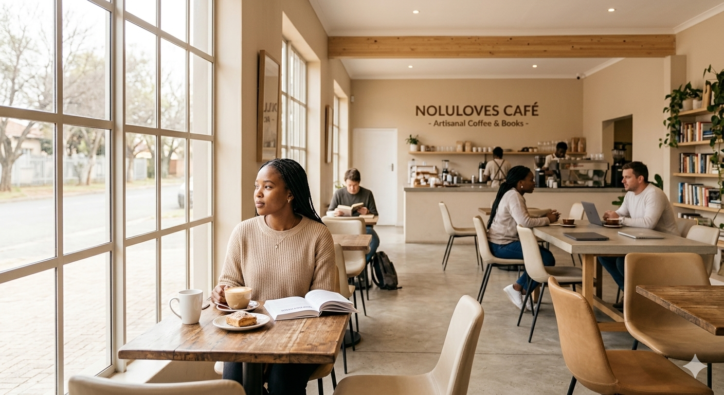 Cozy cafe interior